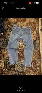 Vintage Levi's 550 Relaxed Fit Tapered Leg Jeans Made in USA 38x30